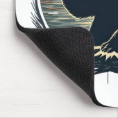 氷を満たすために極熊クリスマスプレゼント マウスパッド (コーナー)