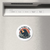 氷を満たすために極熊クリスマスプレゼント マグネット (インサイチュ (食洗機))