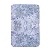 氷エレガント色モザイクモダン バスマット (正面縦)