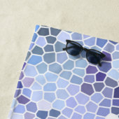 氷エレガント色モザイクモダン ビーチタオル (インサイチュ)