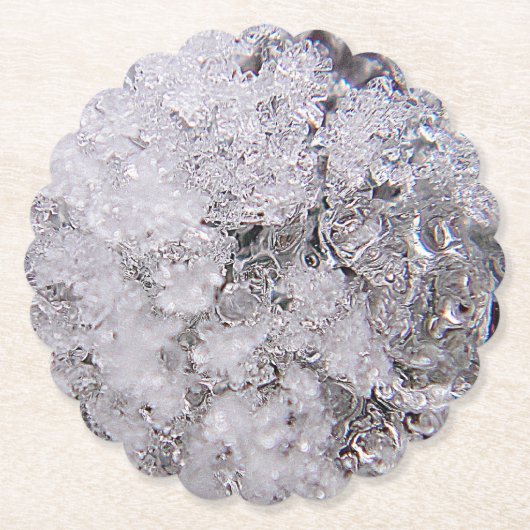 氷カッコいい稜 ペーパーコースター (正面)