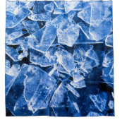 氷カッコいい シャワーカーテン (正面)