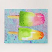 氷カラフルブロック氷ポップパズル ジグソーパズル (横)