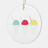 氷カラフル セラミックオーナメント (左)