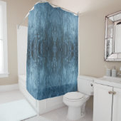 氷サイケデリック模様 シャワーカーテン (インサイチュ)