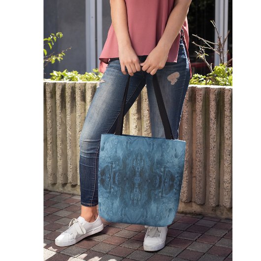 氷サイケデリック模様 トートバッグ