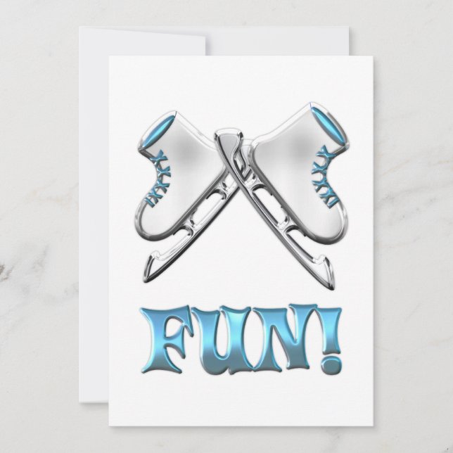 氷スケートで滑るおもしろい (正面)