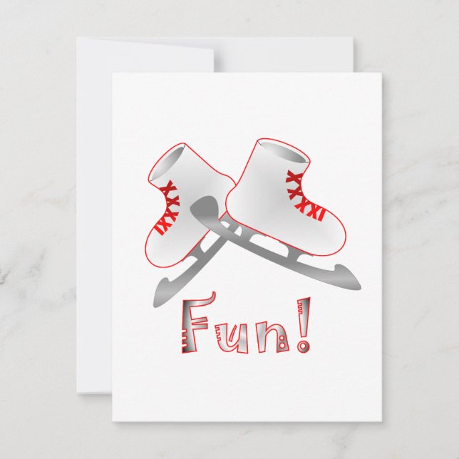 氷スケートで滑るおもしろい (正面)