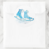 氷スケートで滑るパーティー ラウンドシール (バッグ)