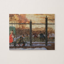 氷スケートで滑るリンクin冬(by Konstantin Somov)