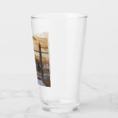 氷スケートで滑るリンクin冬(by Konstantin Somov) タンブラーグラス (左)