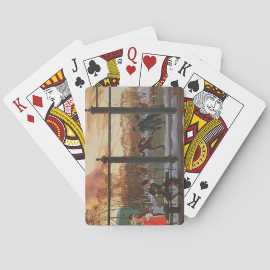 氷スケートで滑るリンクin冬(by Konstantin Somov) トランプ (裏面)