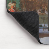 氷スケートで滑るリンクin冬(by Konstantin Somov) マウスパッド (コーナー)