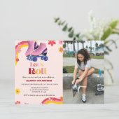 氷スケートで滑るレトログルービー誕生日レッツガールズ 案内状 (スタンド正面)