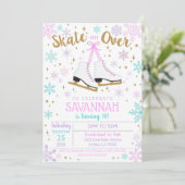 氷スケートで滑る招待状氷スケートで滑るパーティーガール 招待状 (スタンド正面)