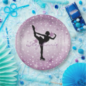 氷スケートで滑る紙パーティープレート ペーパープレート (パーティー)