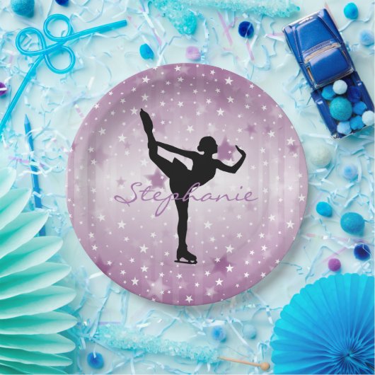 氷スケートで滑る紙パーティープレート ペーパープレート (パーティー)