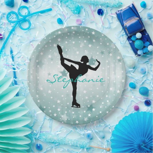 氷スケートで滑る紙パーティープレート ペーパープレート (パーティー)