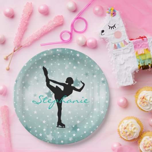 氷スケートで滑る紙パーティープレート ペーパープレート (パーティー)