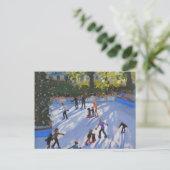 氷スケートで滑る自然史博物館2014 ポストカード (スタンド正面)