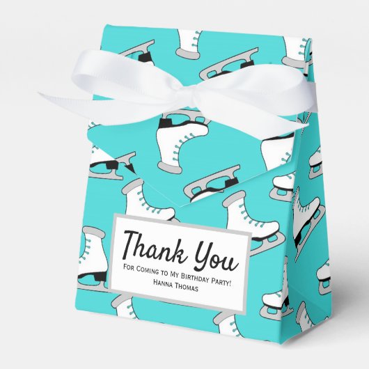 氷スケートで滑る誕生日お気に入りボックス フェイバーボックス (正面サイド)