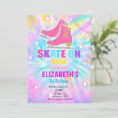 氷スケートで滑る誕生日 招待状 (スタンド正面)