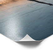 氷スケートで滑る過去風車とリードプリント フォトプリント            (角)