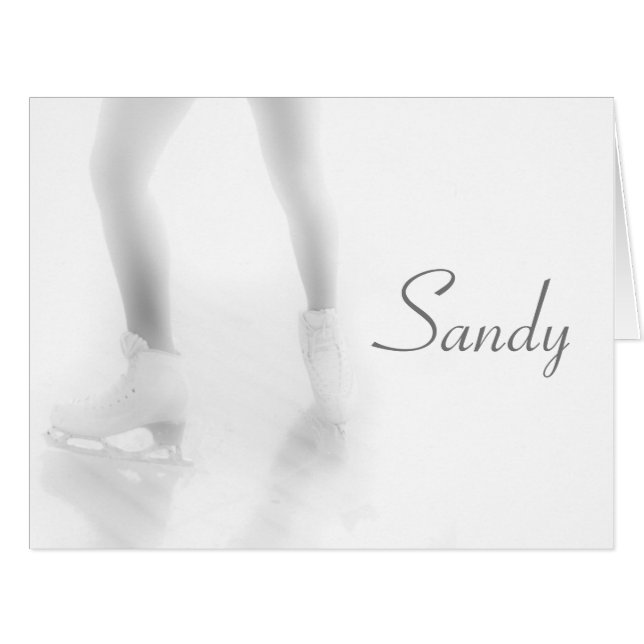 氷スケートで滑る (正面横)