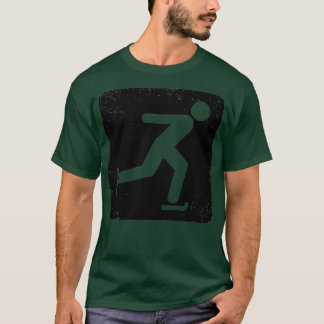 氷スケートで滑る58 Tシャツ