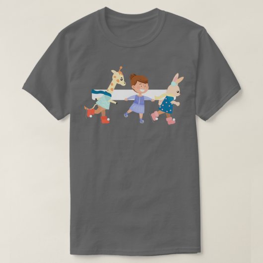 氷スケートで滑る79 Tシャツ (デザイン正面)