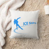 氷スケートで滑る クッション (ブランケット)