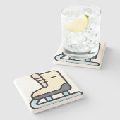 氷スケートで滑る ストーンコースター (横)