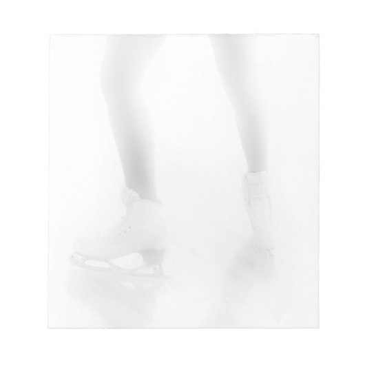 氷スケートで滑る ノートパッド (正面)