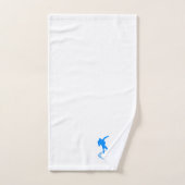 氷スケートで滑る バスタオルセット (ハンドタオル)