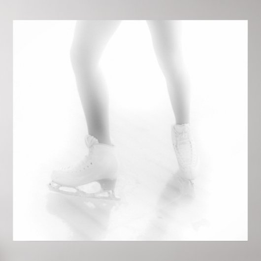 氷スケートで滑る ポスター (正面)