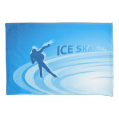 氷スケートで滑る 枕カバー (正面)