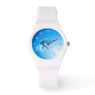 氷スケートで滑る 腕時計