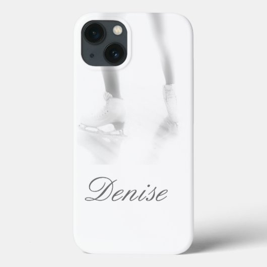 氷スケートで滑る Case-Mate iPhoneケース (裏面)