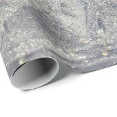 氷パターン包装紙 ラッピングペーパー (ロールコーナー)