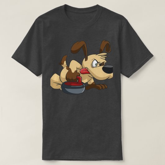 氷上のカーリング冬のスポーツ Tシャツ (デザイン正面)
