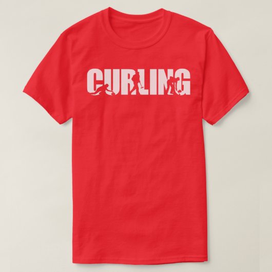 氷上のカール選手チェス3 Tシャツ (デザイン正面)