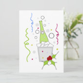 氷上のシャンパン 招待状 (スタンド正面)