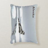 氷上のリボンシール アクセントクッション (正面(垂直))