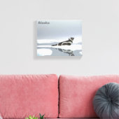 氷上のリボンシール キャンバスプリント (インサイチュ (リビング))