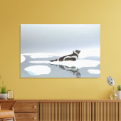 氷上のリボンシール キャンバスプリント (インサイチュ (リビング))