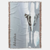 氷上のリボンシール スローブランケット (正面縦)
