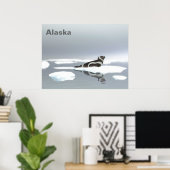 氷上のリボンシール ポスター (ホームオフィス)