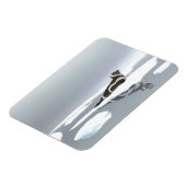 氷上のリボンシール マグネット (左側)