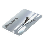 氷上のリボンシール マグネット (左側)