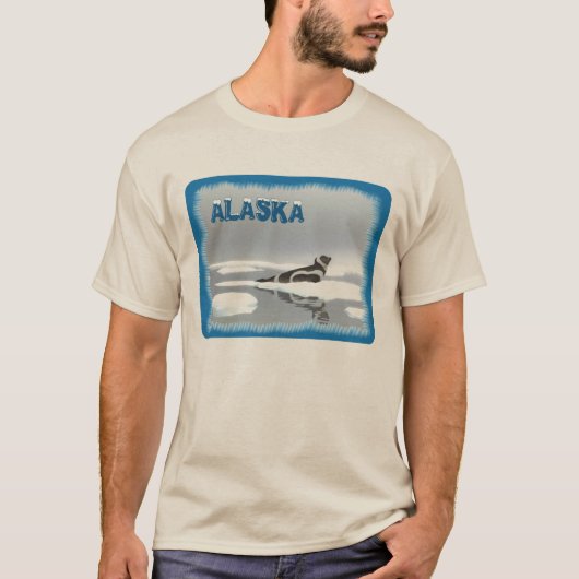 氷上のリボンシール Tシャツ (正面)